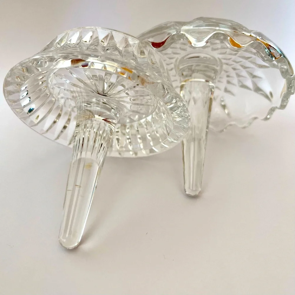 Ring Dish Clear Crystal or Cut Glass Bowl for Jewelry Display or Storage